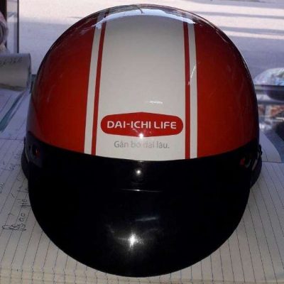 Mũ bảo hiểm quảng cáo Dai-ichi life