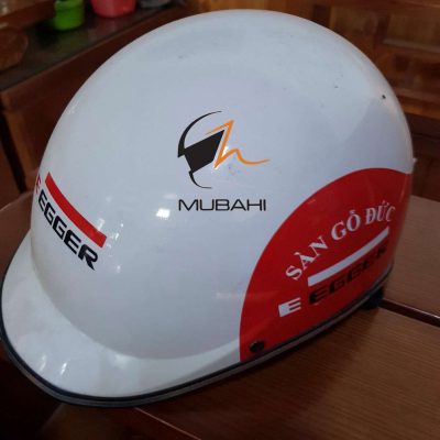 Mũ bảo hiểm quảng cáo Sàn Gỗ Đức