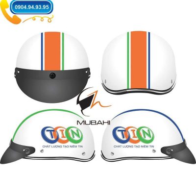 Mũ bảo hiểm quảng cáo TIN